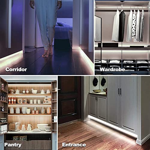 10M Motion Sensor White LED Strip Lights Kit