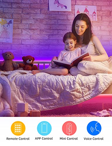 WiFi LED Strip Lights with App Control and Voice Activation