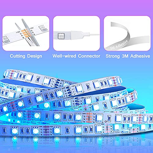 RGB LED Strip Lights with Remote Control