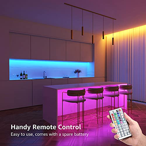 5M Dimmable RGB LED Strip Lights with Remote