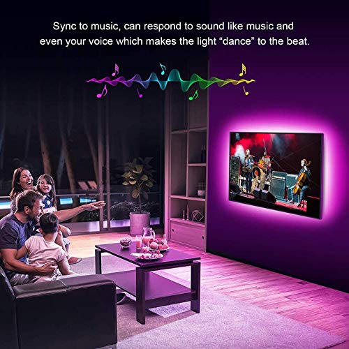 TASMOR LED Strip Light with Music Sync