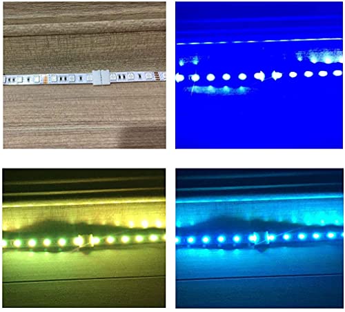 10 Pack RGB LED Strip Connectors - 10mm Width