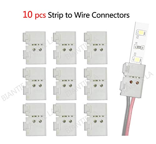 Quick Connect LED Strip to Wire Adapter