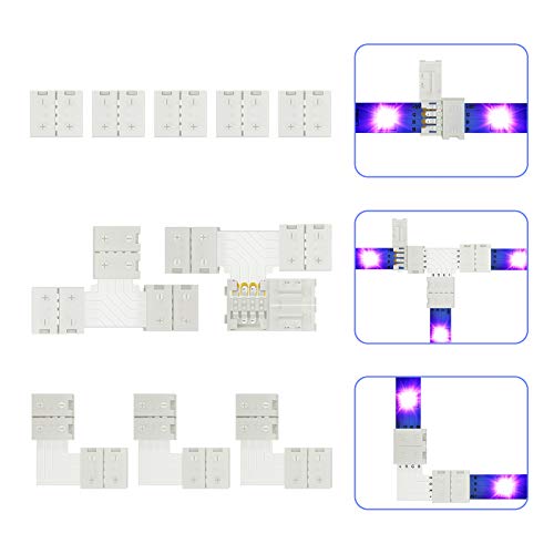 10-Pack SHINELINE RGB LED Strip Connectors