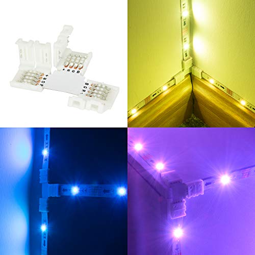 10-Pack SHINELINE RGB LED Strip Connectors