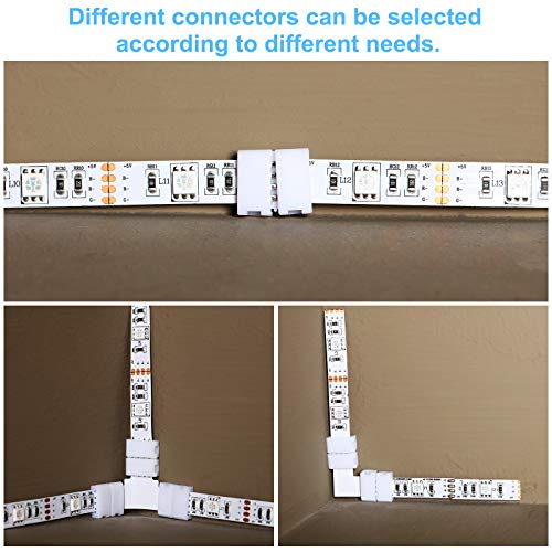 40 Pieces LED Strip Lights Connector Adapter