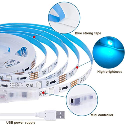 TASMOR LED Strip Light with Music Sync