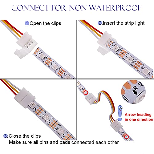 LED Connector Kit - 16.4 FT Extension Cable
