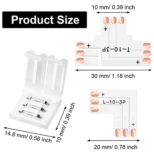28-Piece Solderless LED Strip Connector Set
