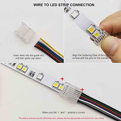 Masterwon 6 Pin LED Strip Connectors