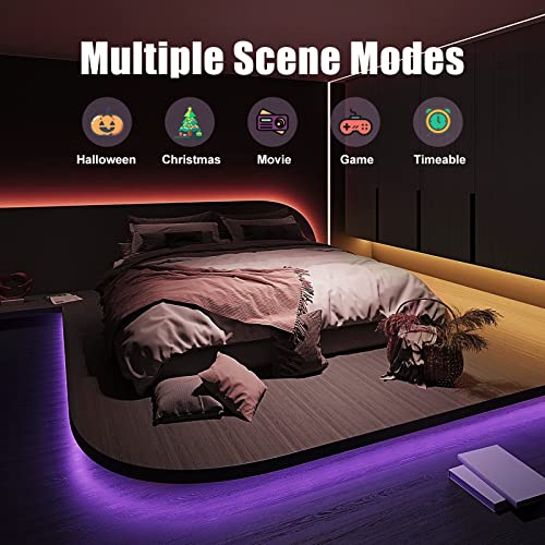 Diyife 5m LED Light Strip with Timer & App Control