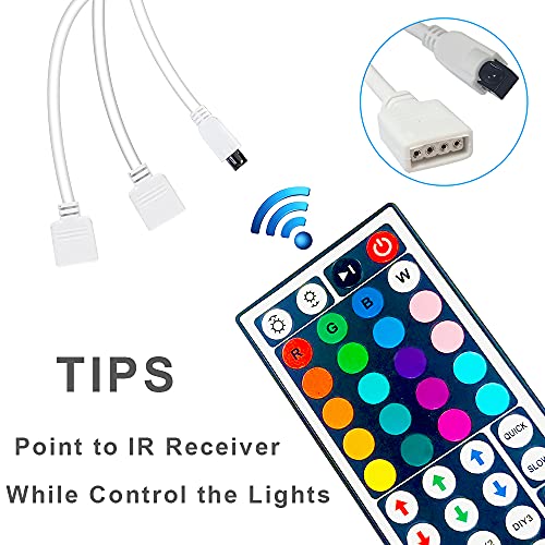 12V Wireless RGB LED Strip Light Kit