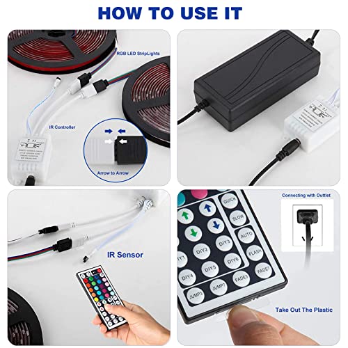 44 Keys RGB LED Strip Remote Controller