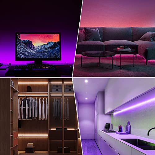 Diyife 5m LED Light Strip with Timer & App Control