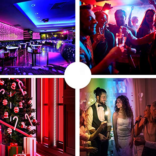 Phopollo RGB Led Strip with 44 Keys Remote