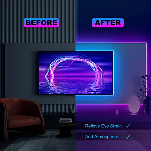 16.4ft RGB LED TV Backlight with App Control