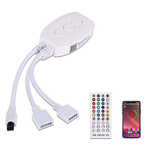 Bluetooth LED Strip Controller with Remote & App Control