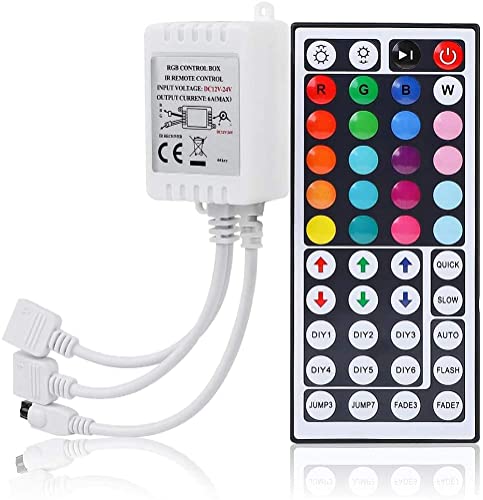 SUPERNIGHT LED Strip Lights with Remote Control and Connector