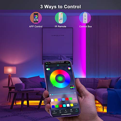 LED Strip Controller with Remote and Bluetooth Sync