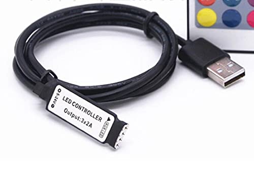USB LED Controller with Remote for RGB Strip