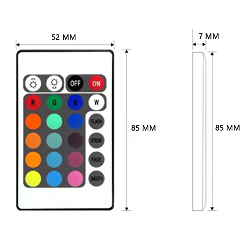 24-Key Remote Control LED Light Strips