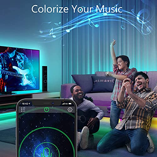 Bluetooth LED Strip Light with Music Sync (10m)