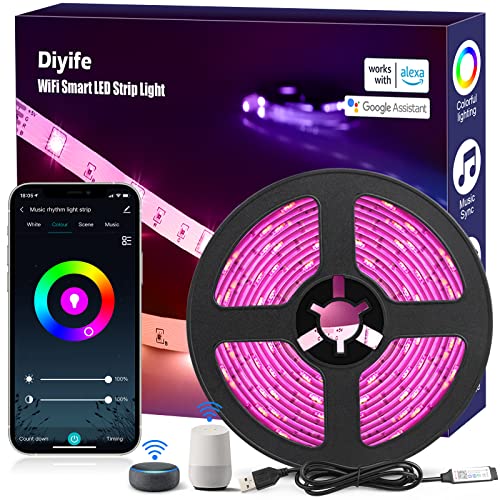 Smart LED Strip Light with Alexa Control