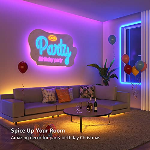 10M RGB Stick-On LED Strip Lights with Remote