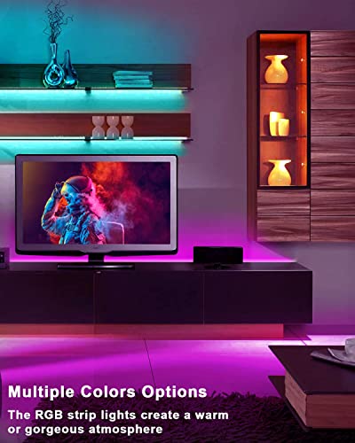 Bluetooth Color Changing LED Strip Lights with Remote