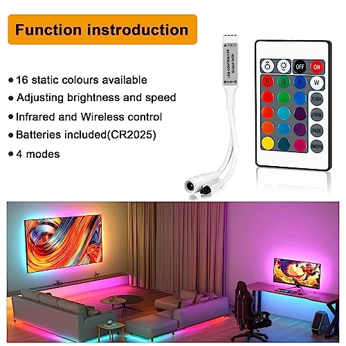 LED Strip Dimmer with Wireless Remote Control