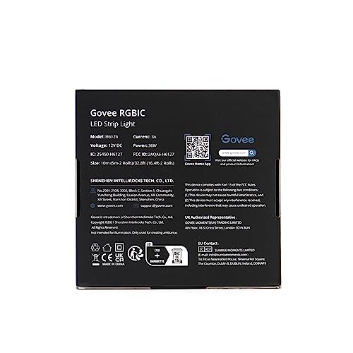 10m RGBIC Bluetooth LED Strip Lights with Music Sync