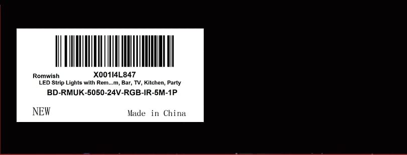 Color Changing LED Strip Lights with Remote (8 words)