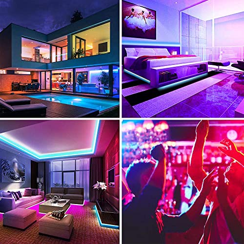 10M RGB Bluetooth LED Strip Lights, 44 Keys