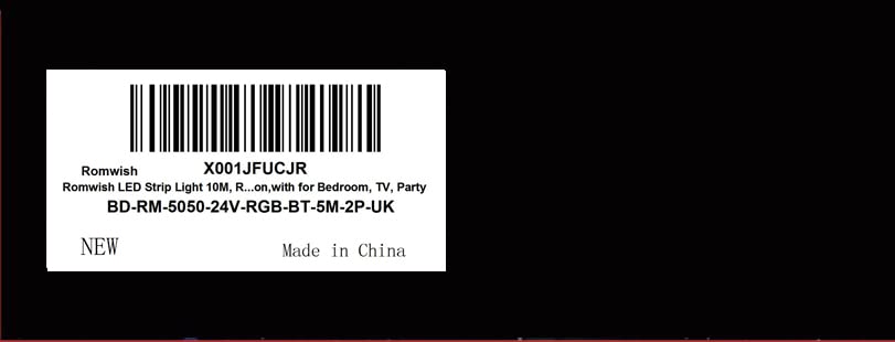 10M RGB Bluetooth LED Strip Lights, 44 Keys