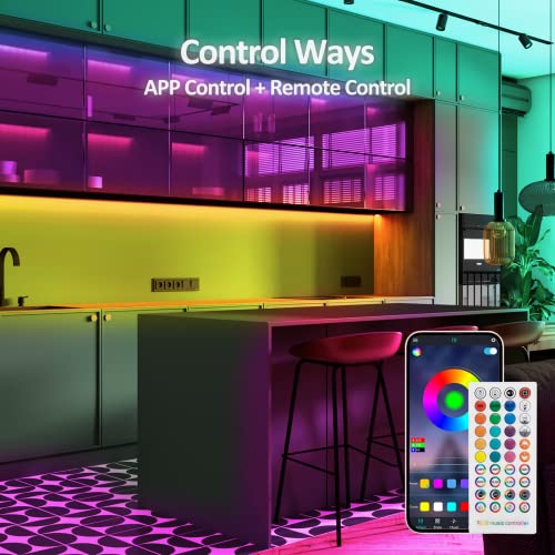 10m RGB LED Strip with Bluetooth & App Control