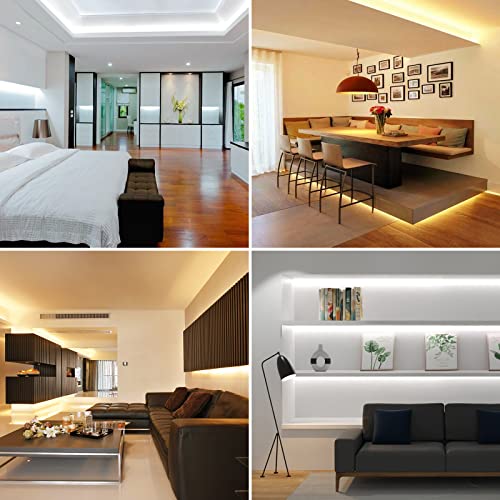 Adjustable LED Strip Light with Remote & Plug