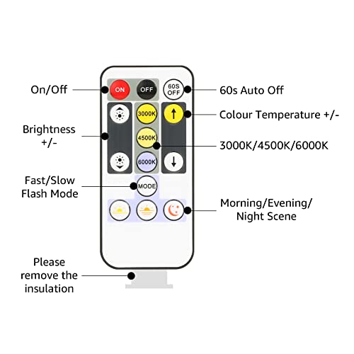 Adjustable LED Strip Light with Remote & Plug
