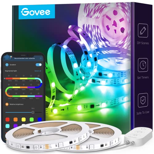 10m RGBIC Bluetooth LED Strip Lights with Music Sync