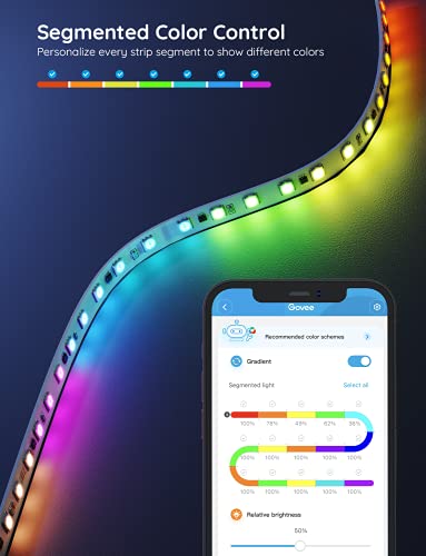 10m RGBIC Bluetooth LED Strip Lights with Music Sync