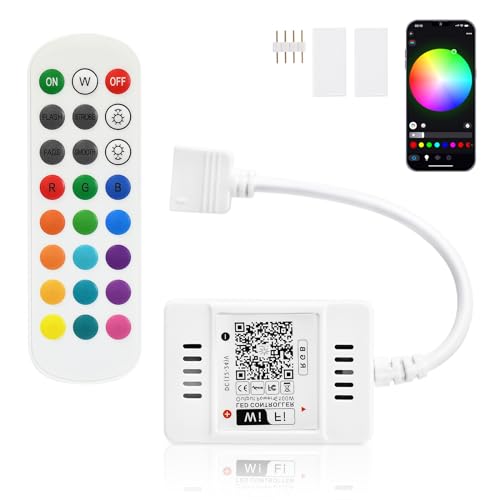 Smart WiFi RGB Led Strip Controller & Remote