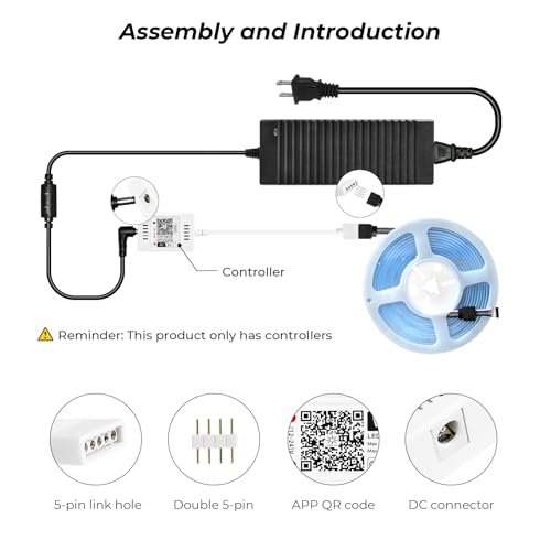 Smart WiFi RGB Led Strip Controller & Remote