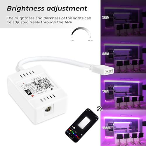 Smart WiFi RGB Led Strip Controller & Remote