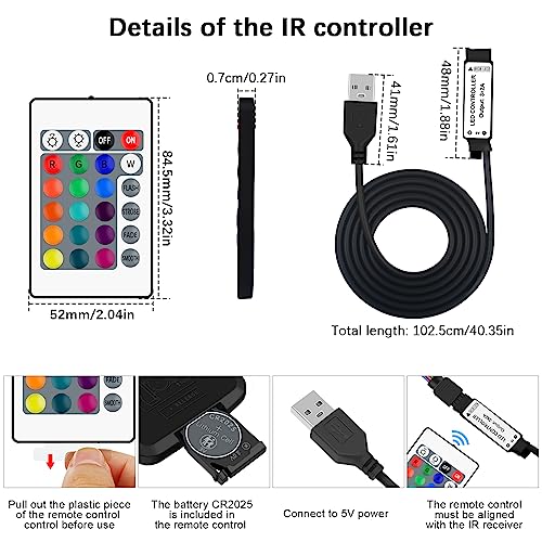 VIPMOON 24 Key Wireless LED Controller