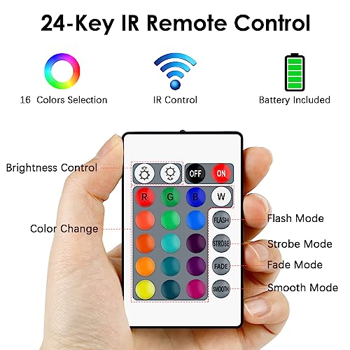 VIPMOON 24 Key Wireless LED Controller