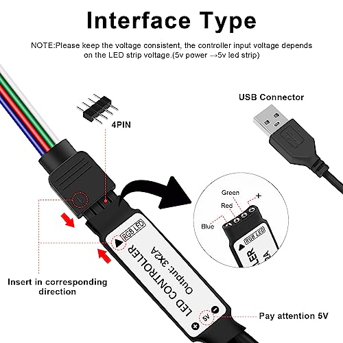 VIPMOON 24 Key Wireless LED Controller