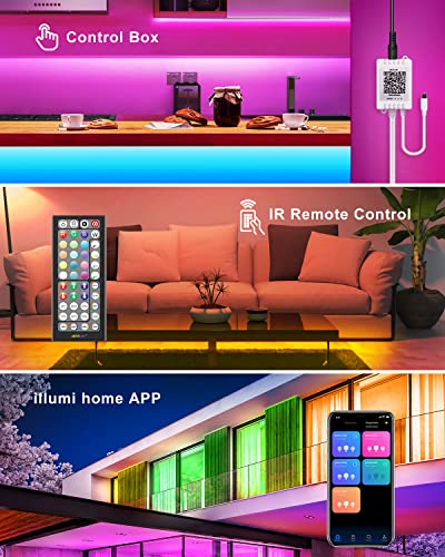 10M RGB LED Music Sync Strip Lights