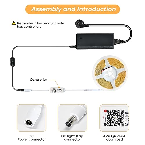 WiFi Dimmable LED Strip Controller with Alexa voice control