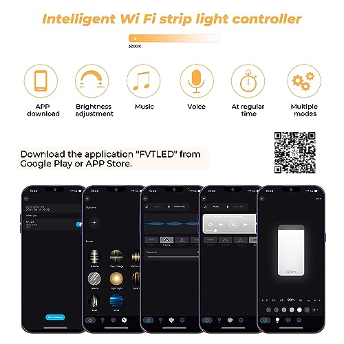 WiFi Dimmable LED Strip Controller with Alexa voice control