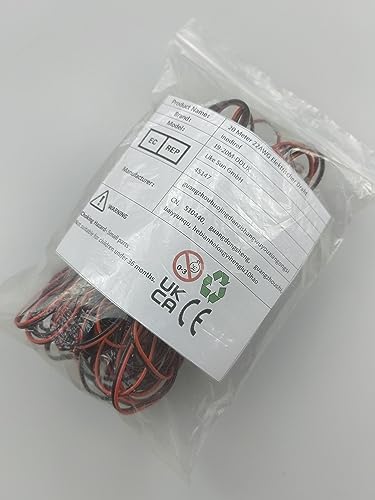 20m 22AWG 2-Core PVC Wire for LED Strip