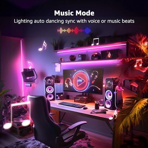 Music Sync RGB LED Light Strip 5M